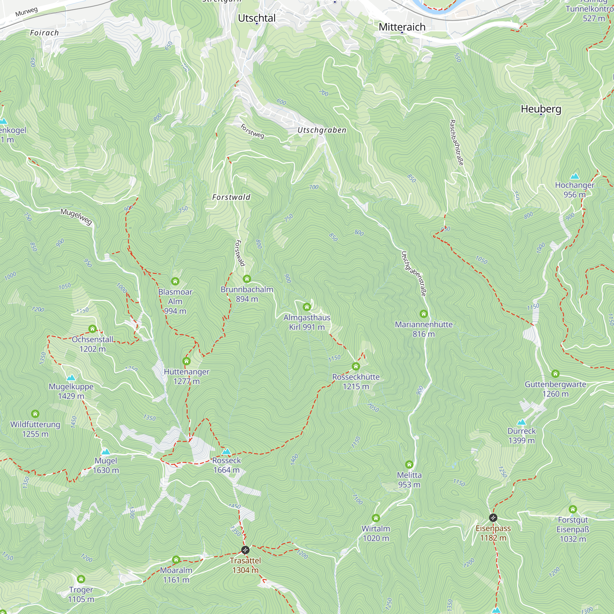 Almgasthaus Kirl map