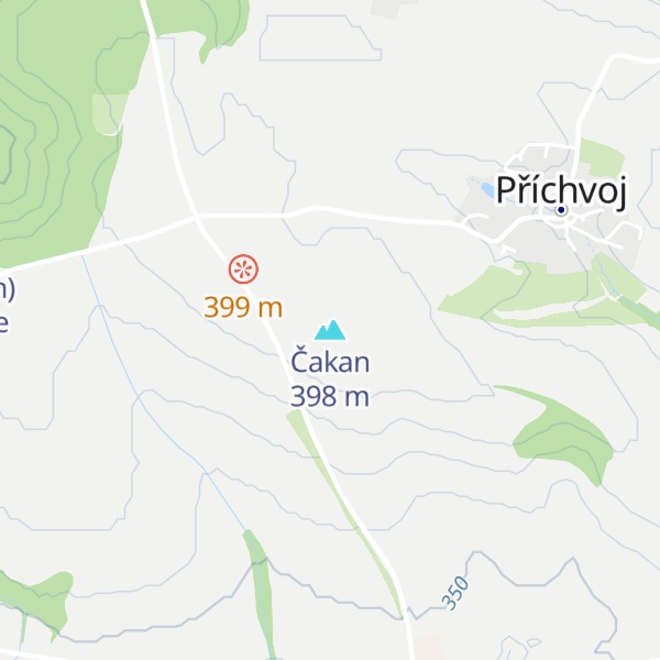Map of Čakan