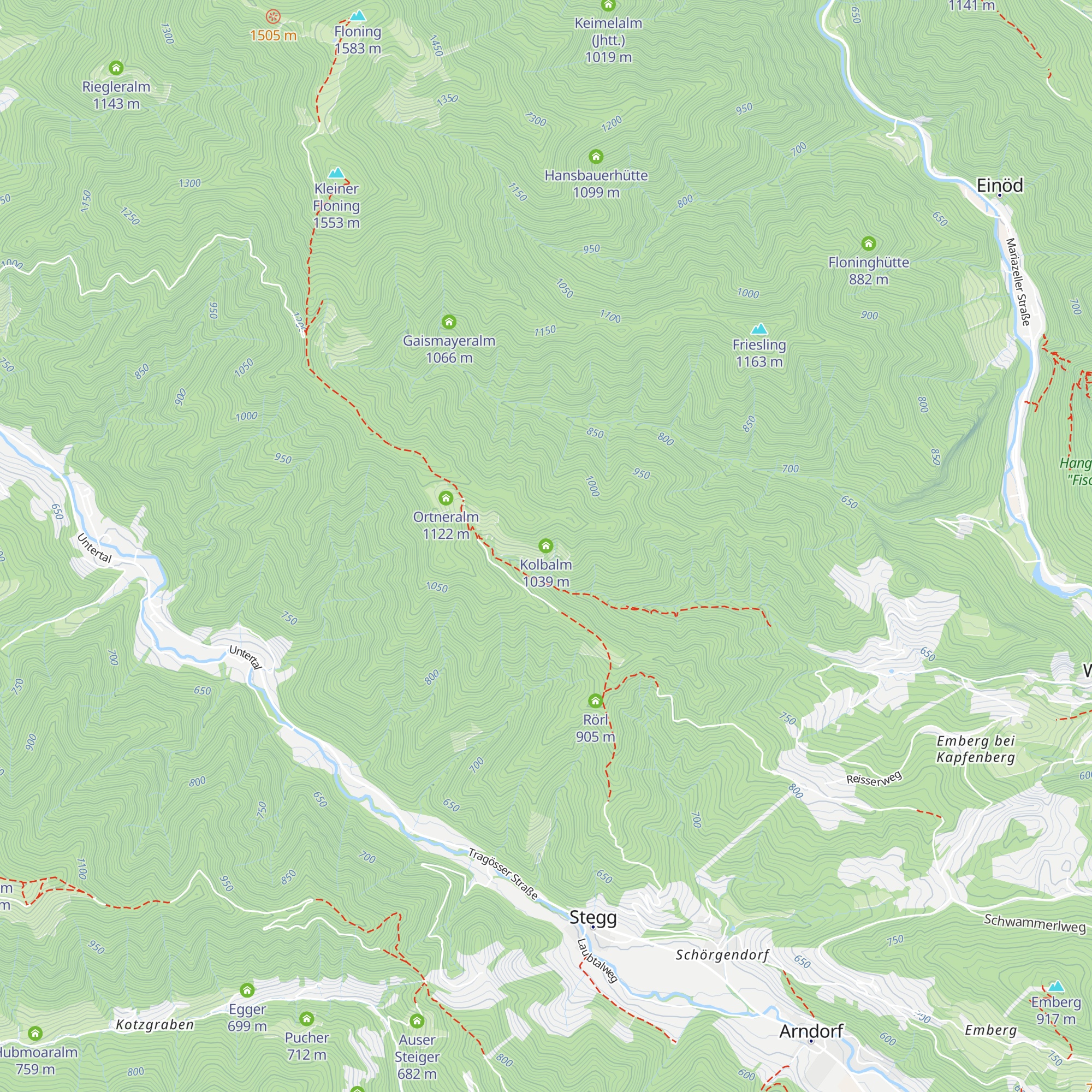 Kolbalm map