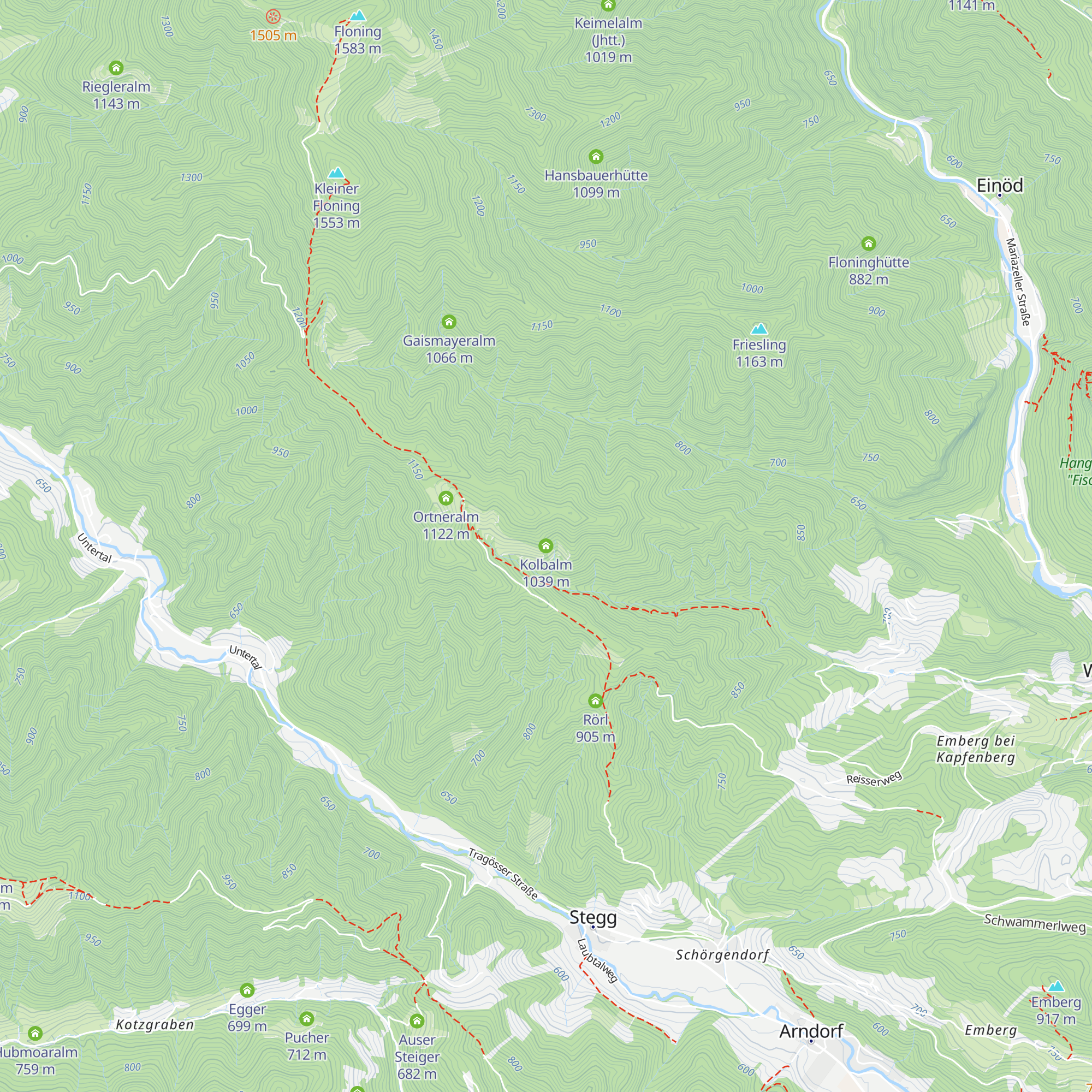 Kolbalm map