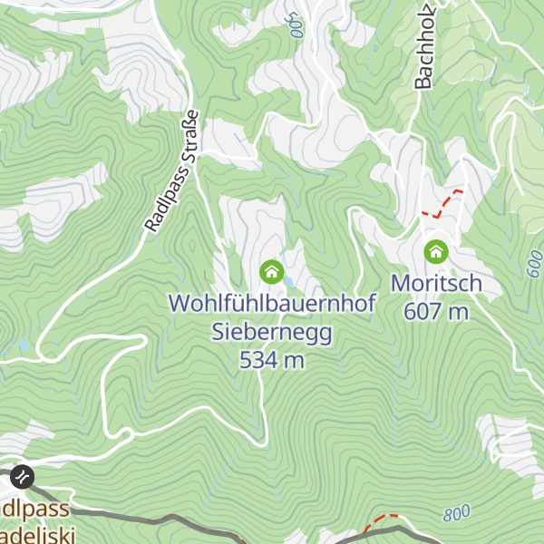 Map of Wohlfühlbauernhof Siebernegg