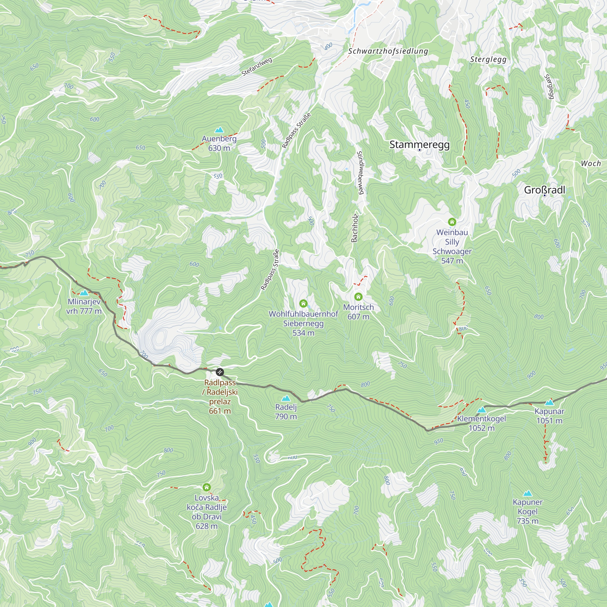 Wohlfühlbauernhof Siebernegg map