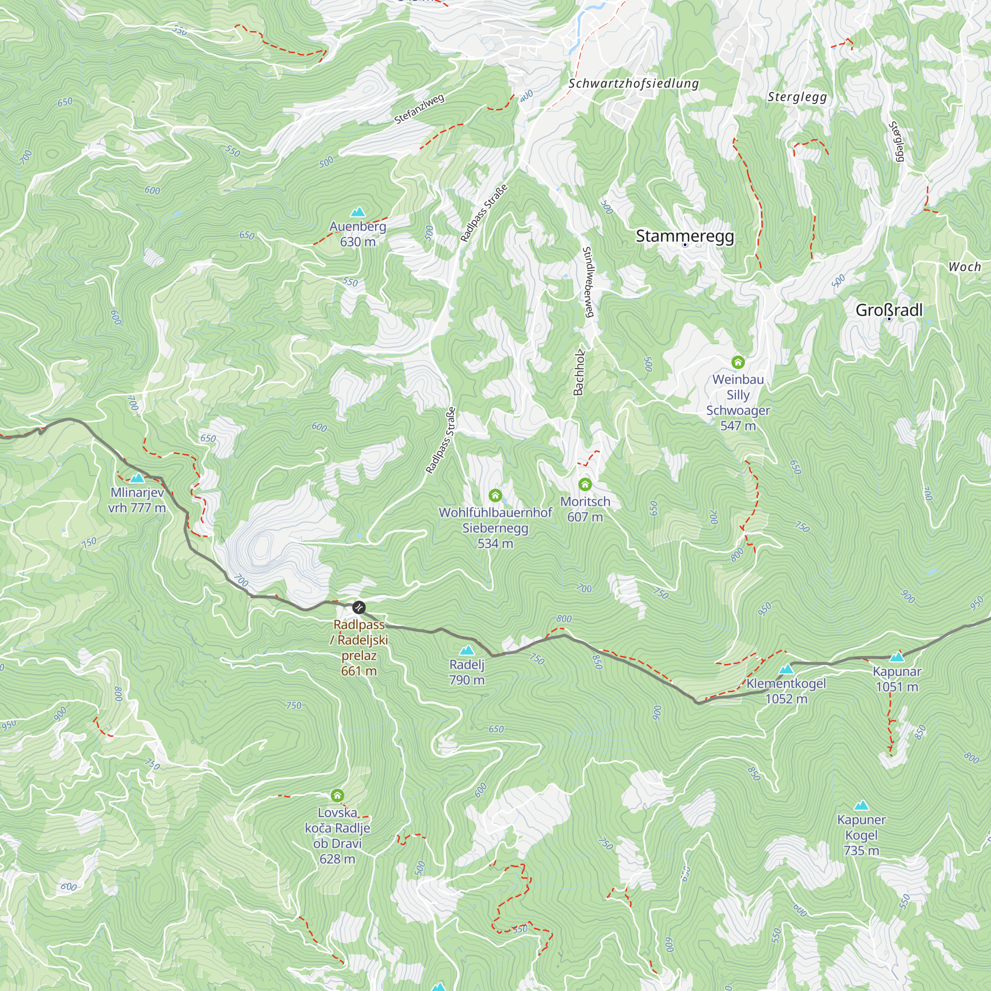 Wohlfühlbauernhof Siebernegg map