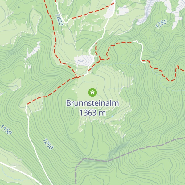 Map of Brunnsteinalm