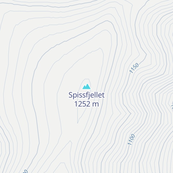 Map of Spissfjellet