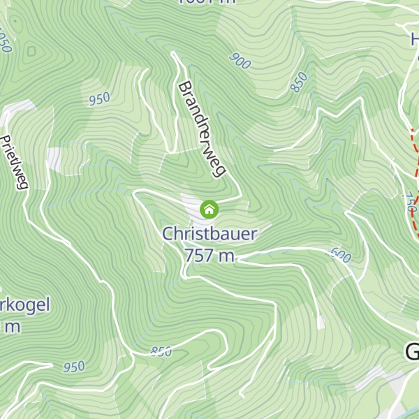 Map of Christbauer