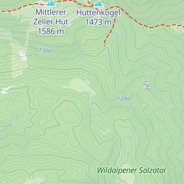 Map of Reuschlakenhütte