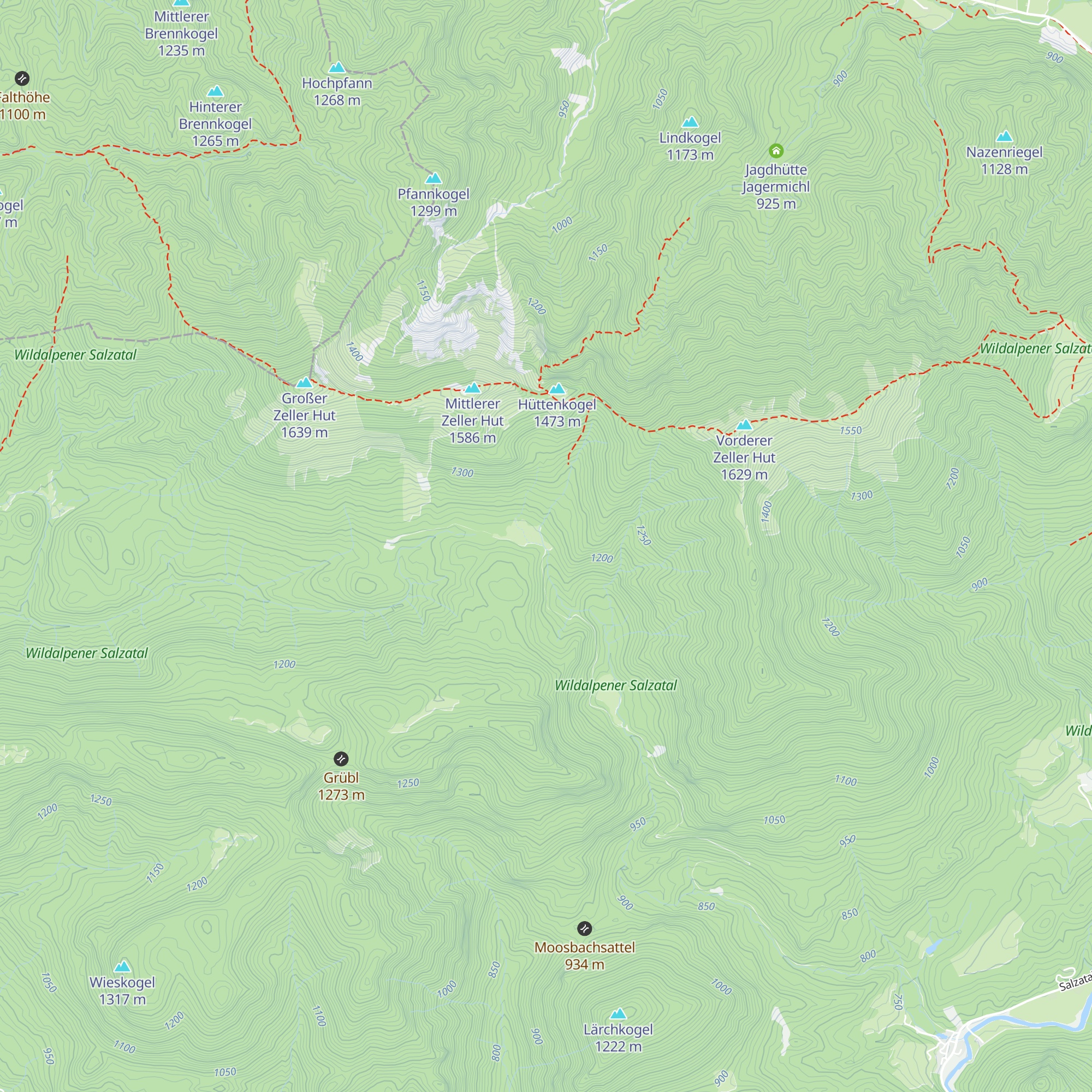 Reuschlakenhütte map