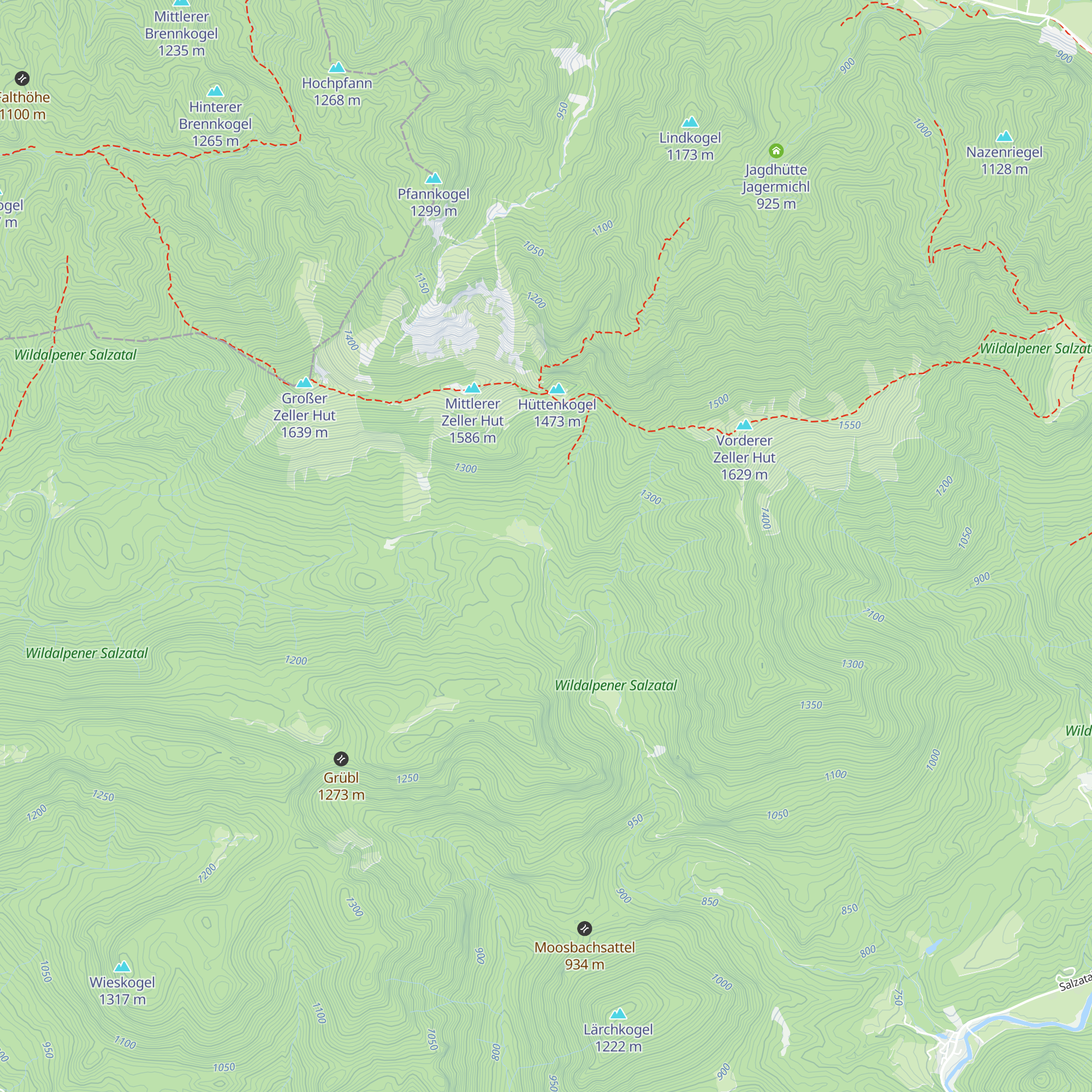 Reuschlakenhütte map