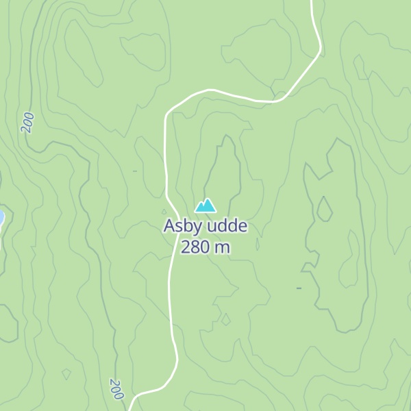 Map of Asby udde