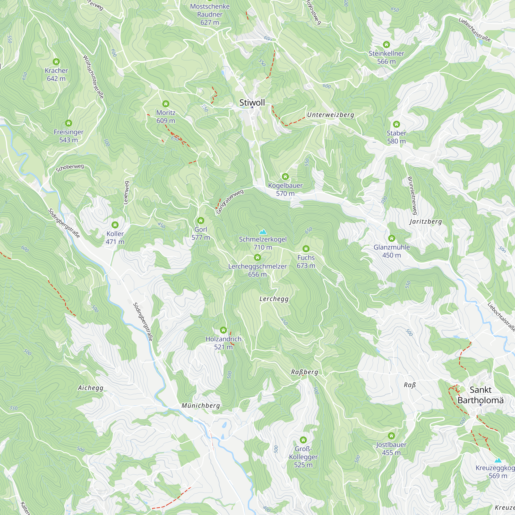 Lercheggschmelzer map
