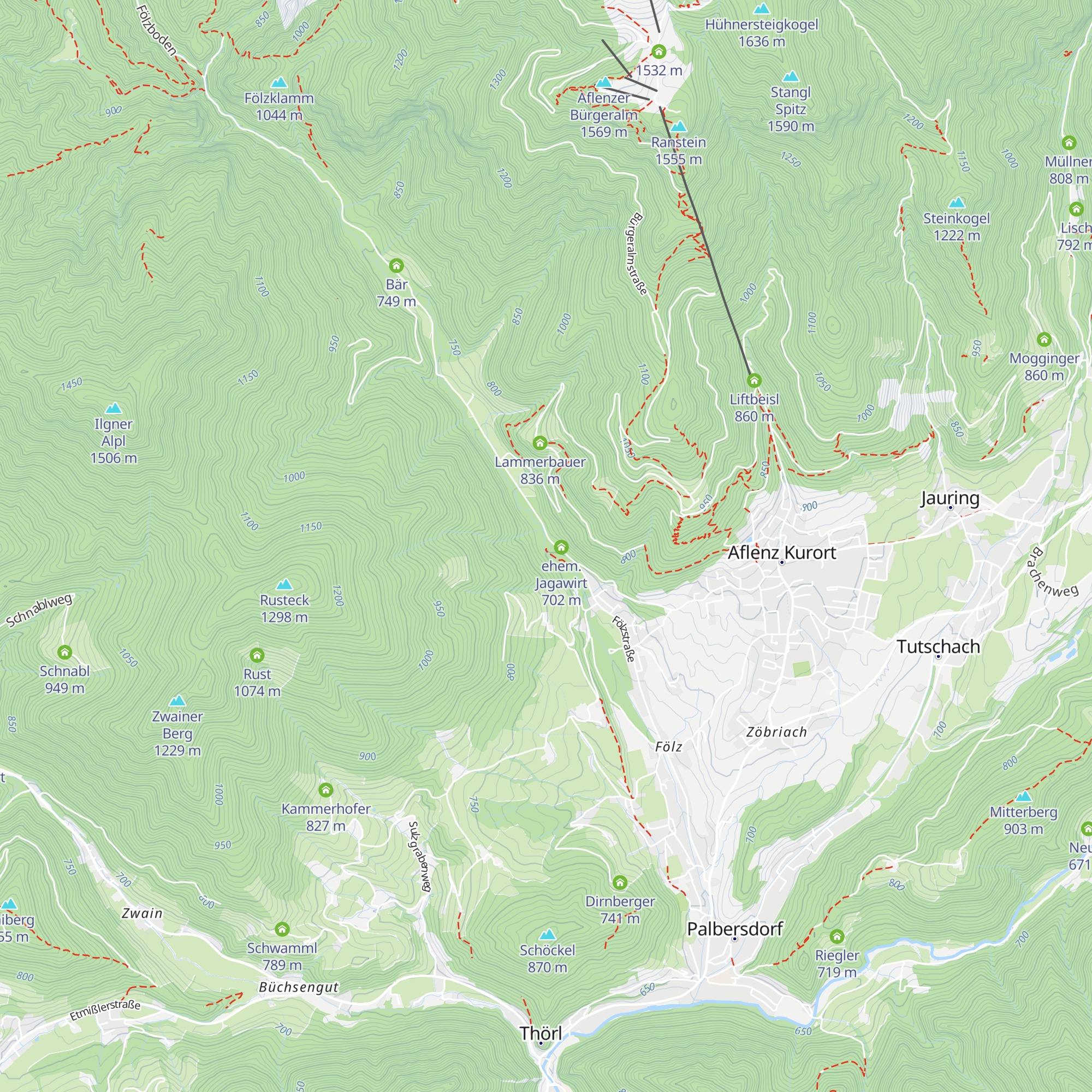 Waldfest map