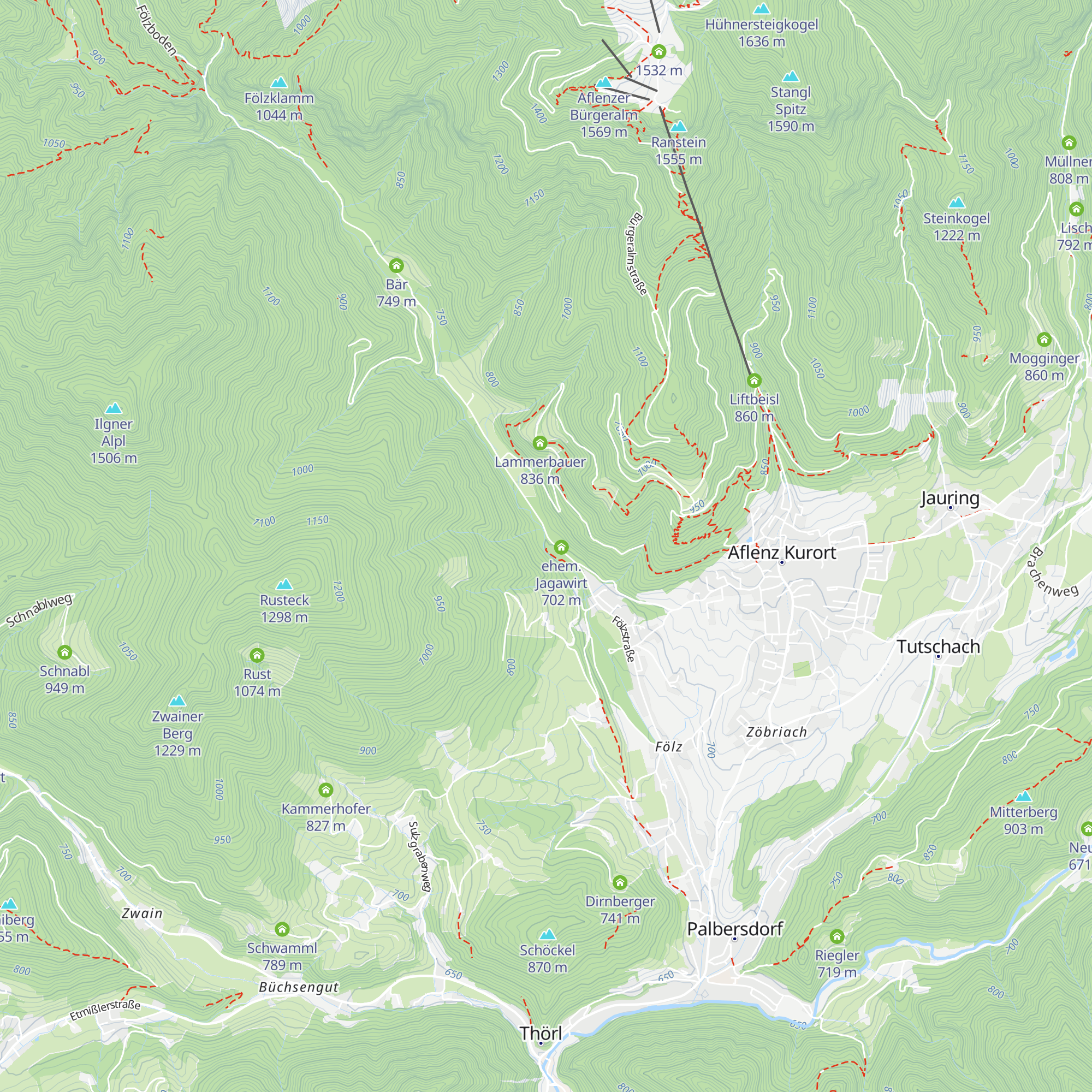 Waldfest map