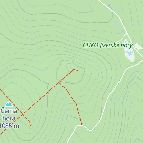 Map of Sněžné věžičky