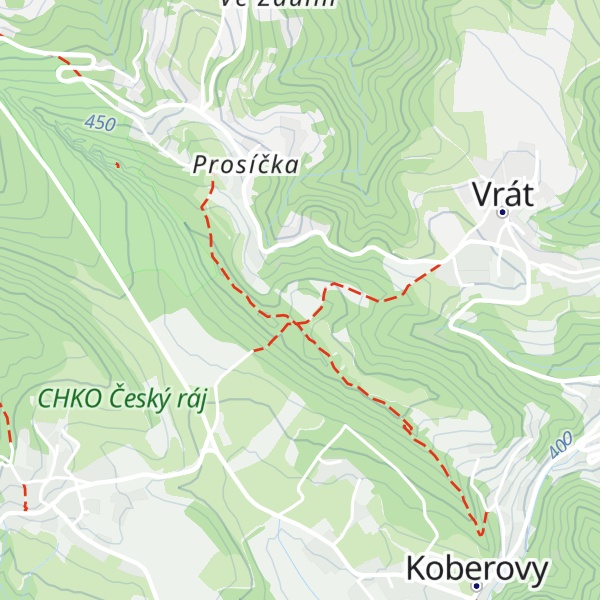 Map of Hůra