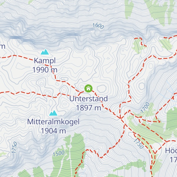 Map of Unterstand