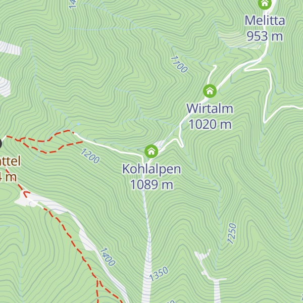 Map of Kohlalpen