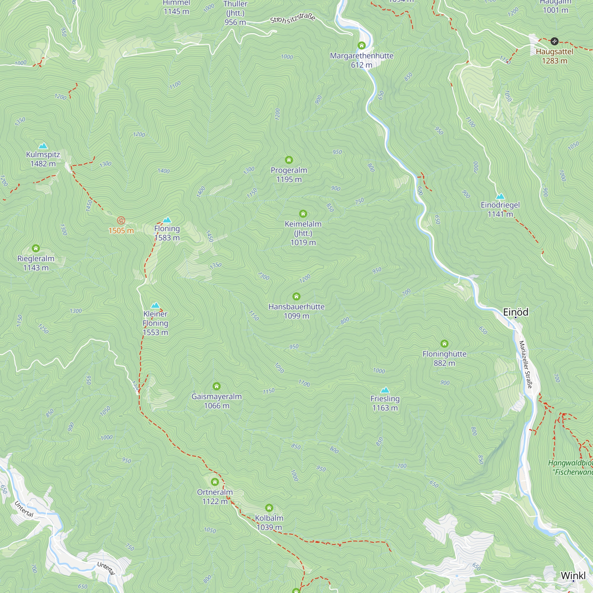 Hansbauerhütte map