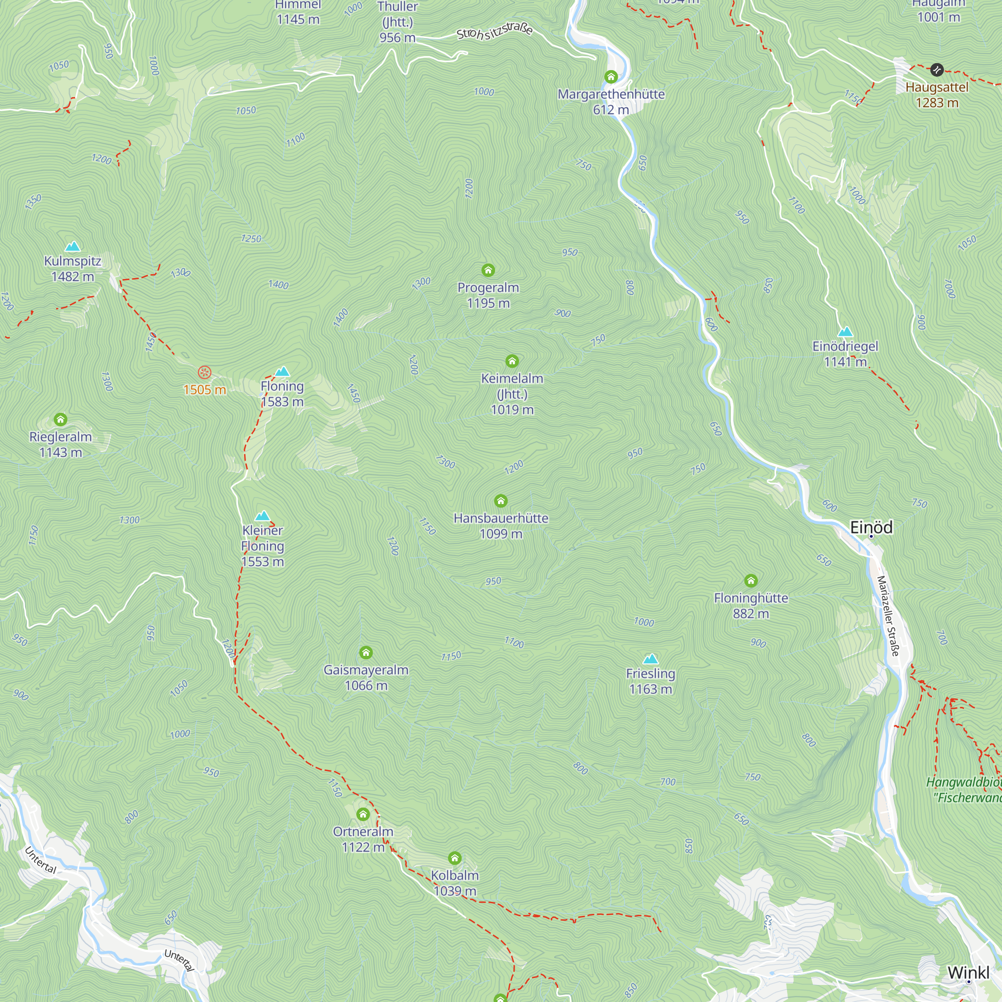 Hansbauerhütte map