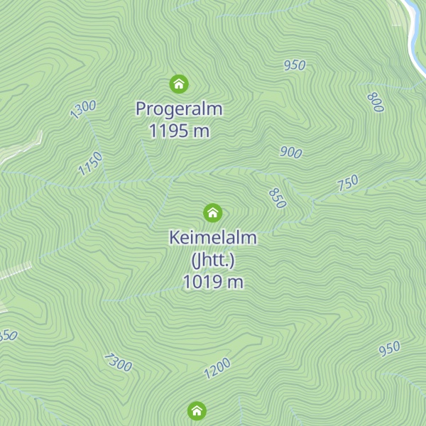 Map of Keimelalm (Jhtt.)