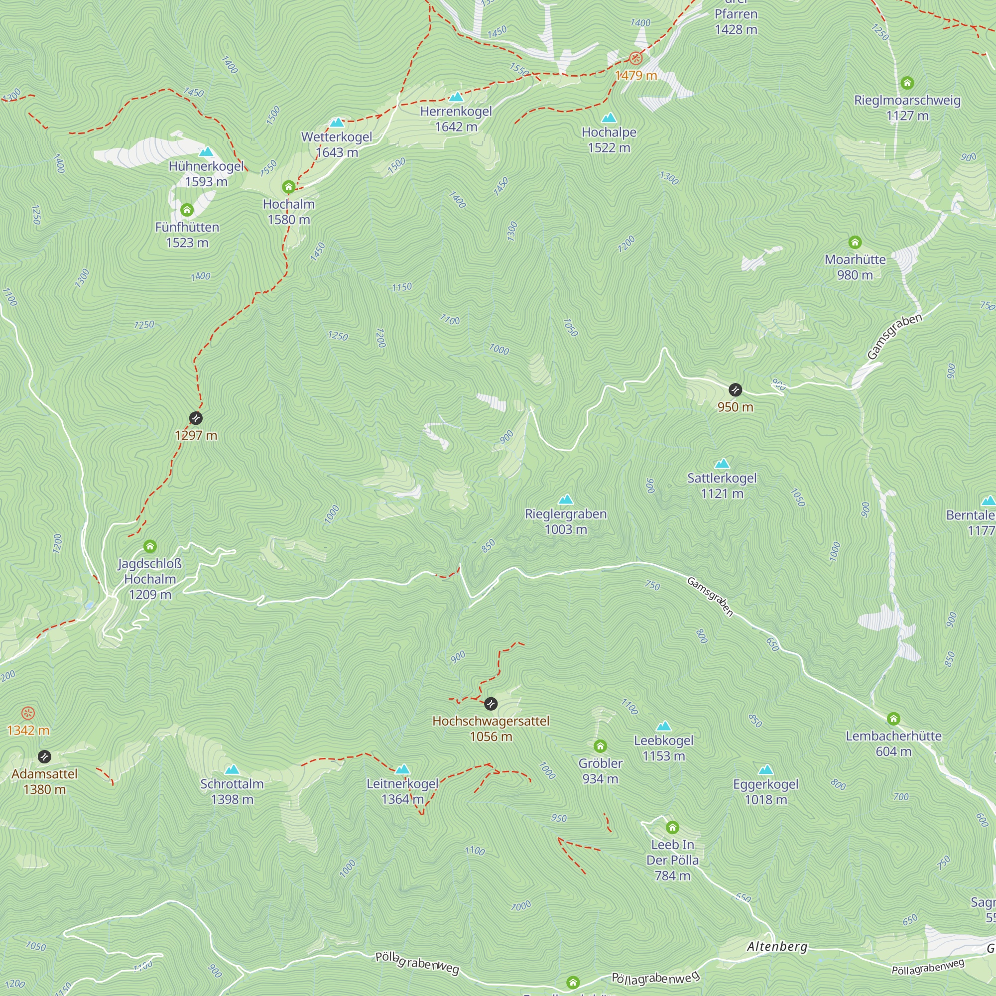 Feichterkögerlhütte map