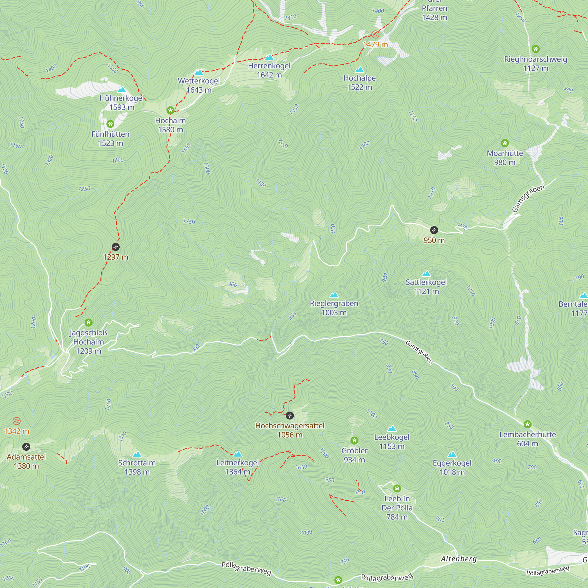 Feichterkögerlhütte map