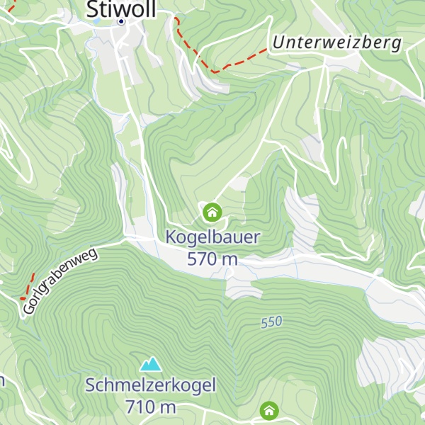 Map of Kogelbauer