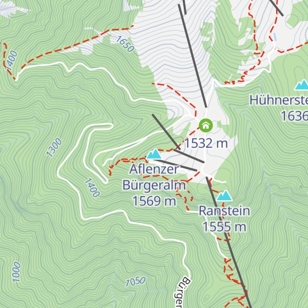 Map of Aflenzer Bürgeralm
