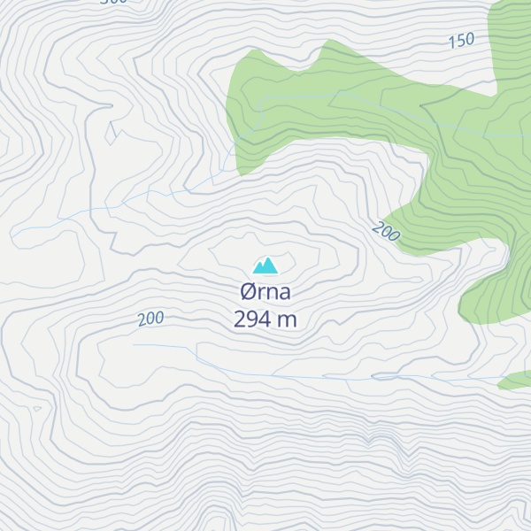 Map of Ørna