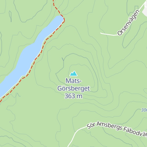 Map of Mats-Görsberget