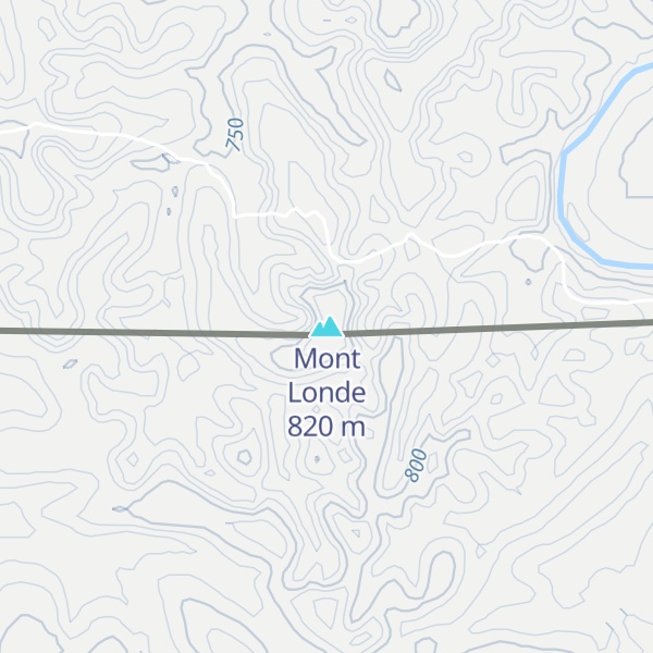 Map of Mont Londe