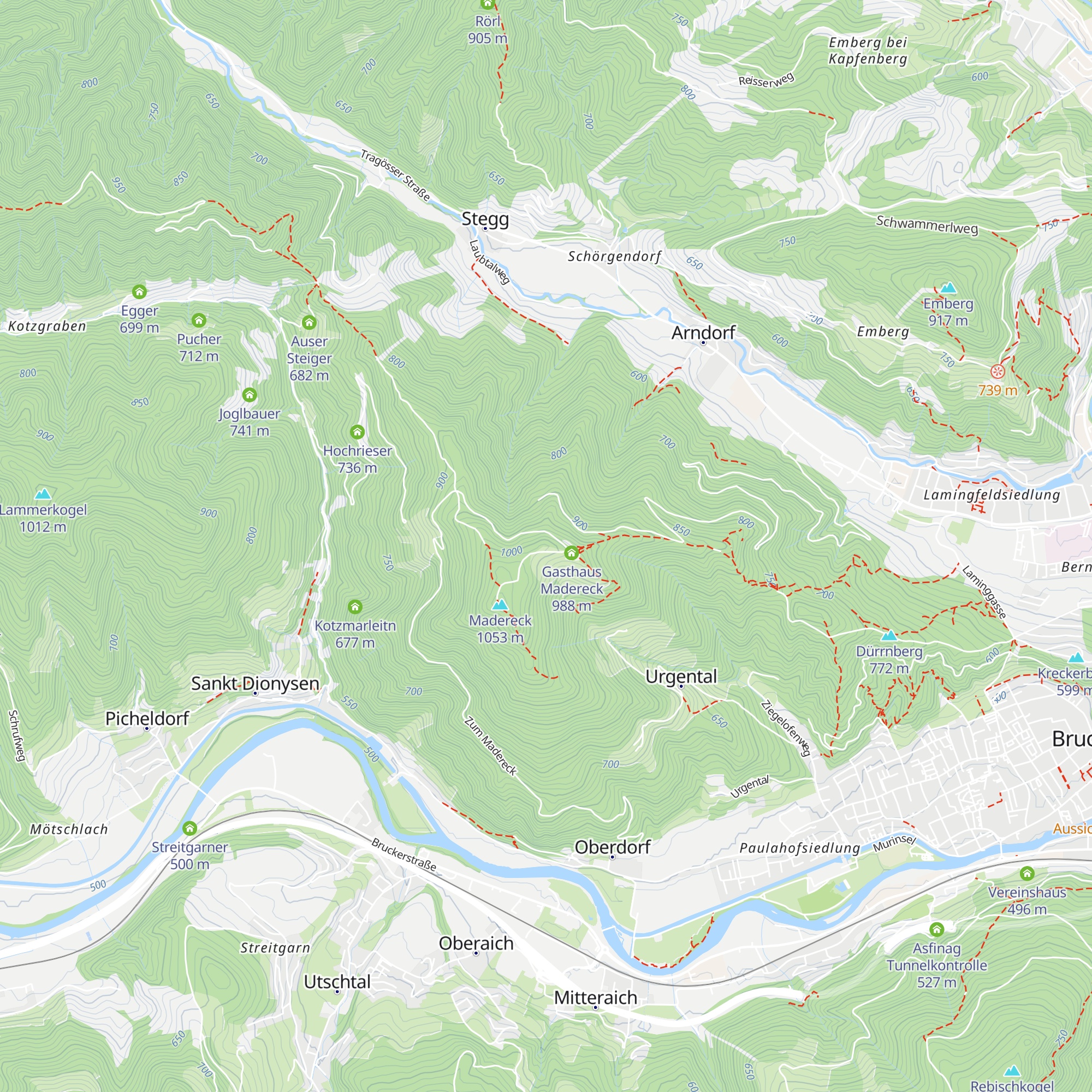 Funkstützpunkt Madereck map
