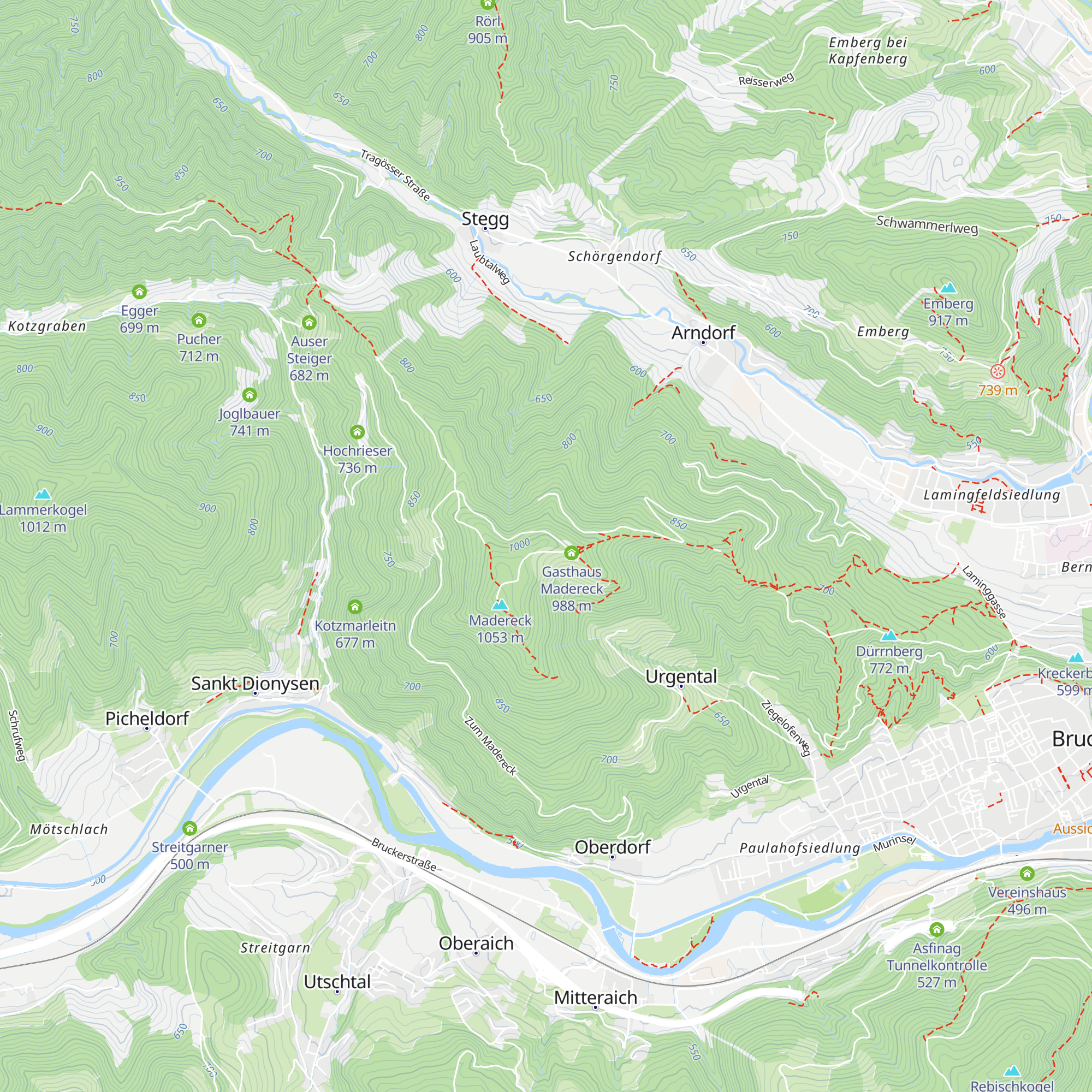 Funkstützpunkt Madereck map