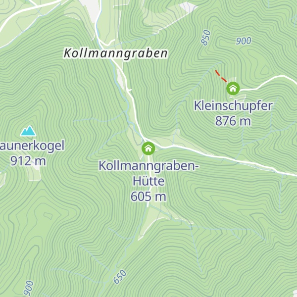 Map of Kollmanngraben-Hütte