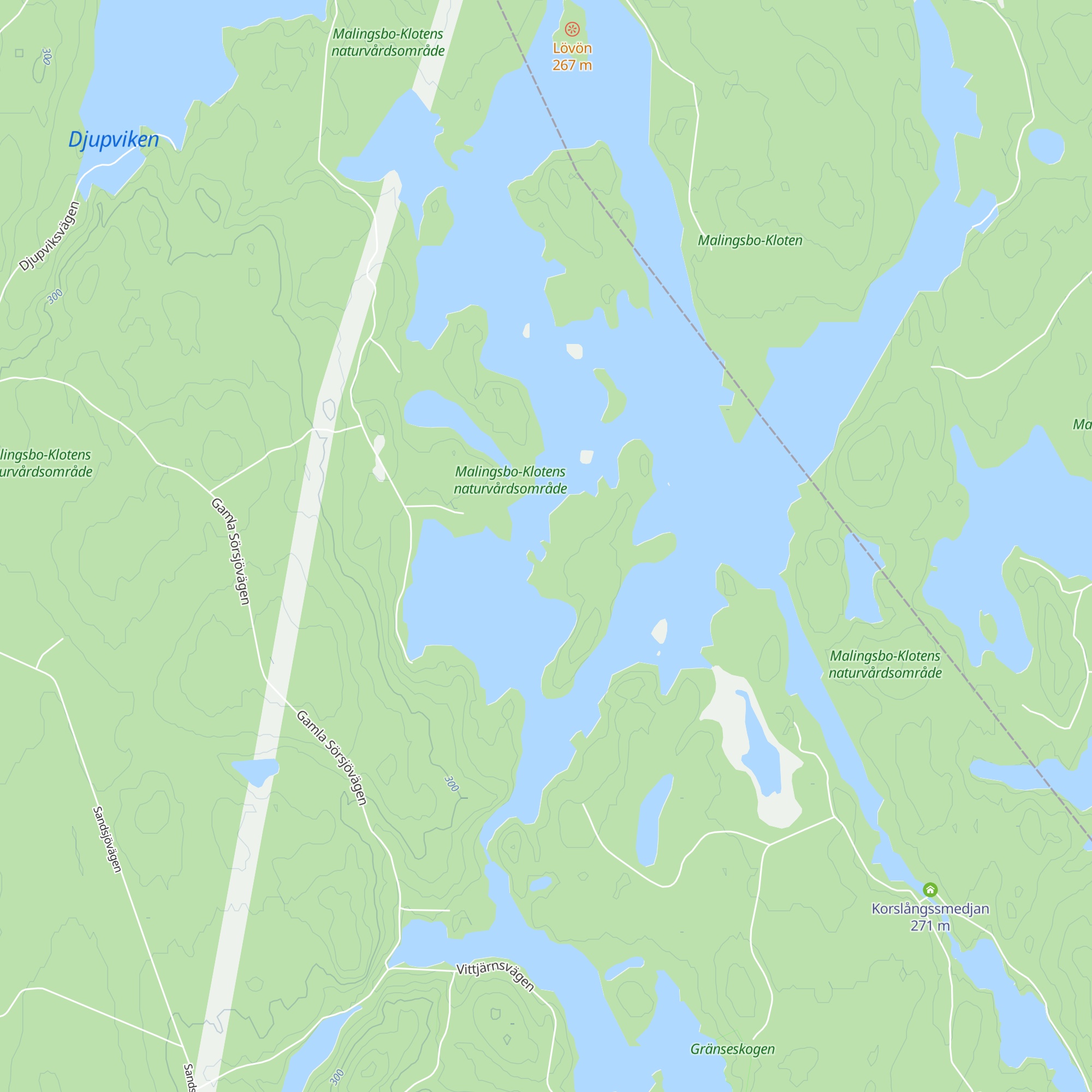 Trätsön Vindskydd map