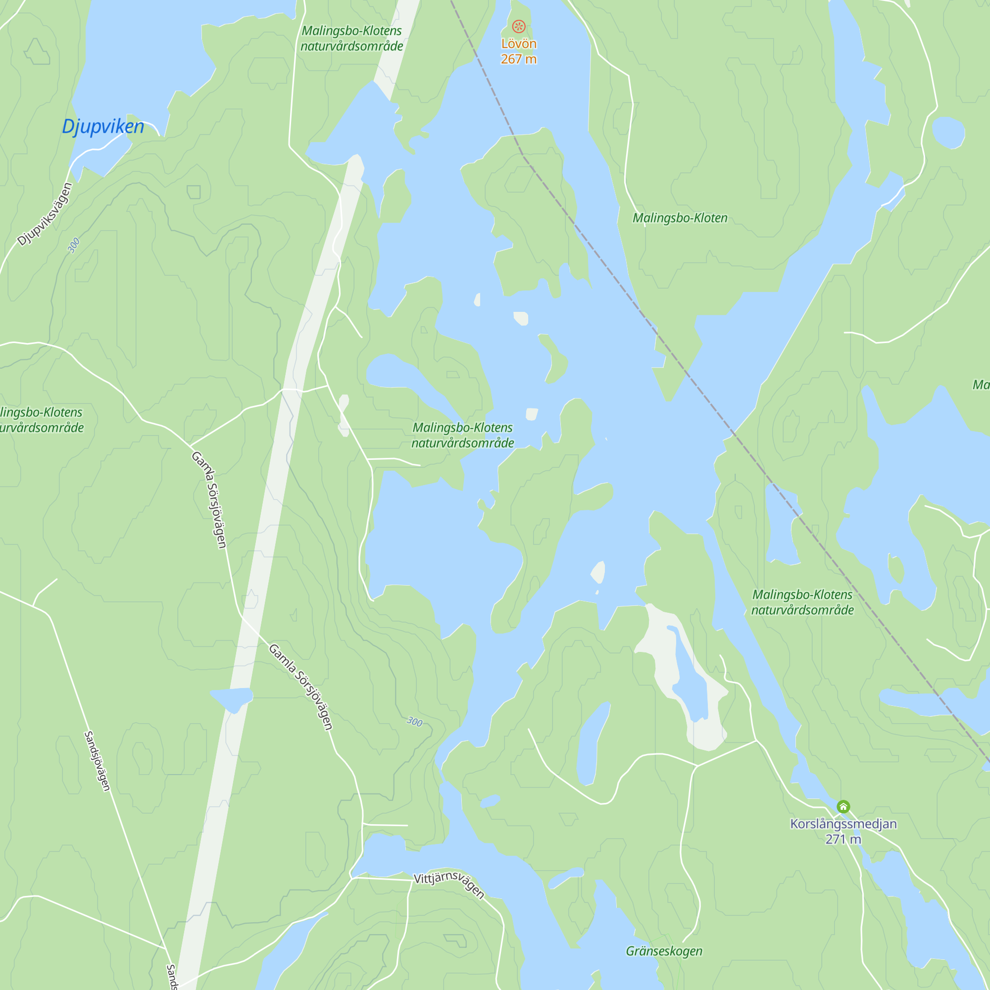 Trätsön Vindskydd map
