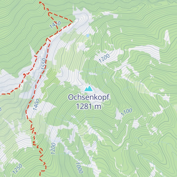 Map of Ochsenkopf