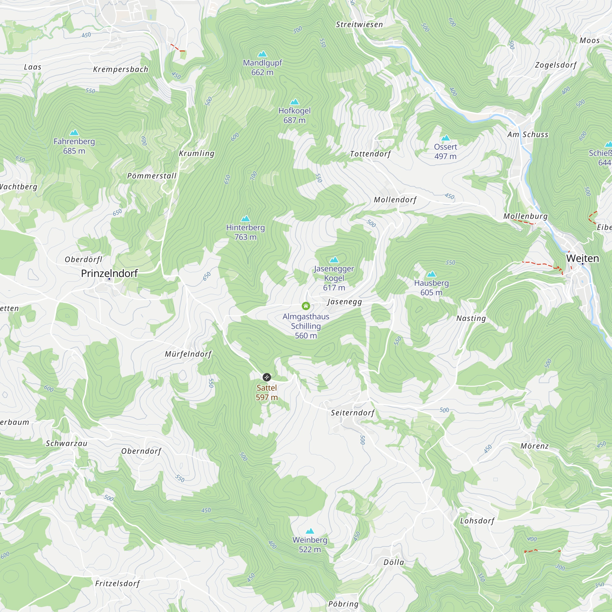 Almgasthaus Schilling map