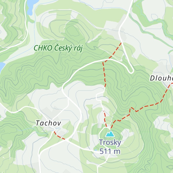 Map of Válečník