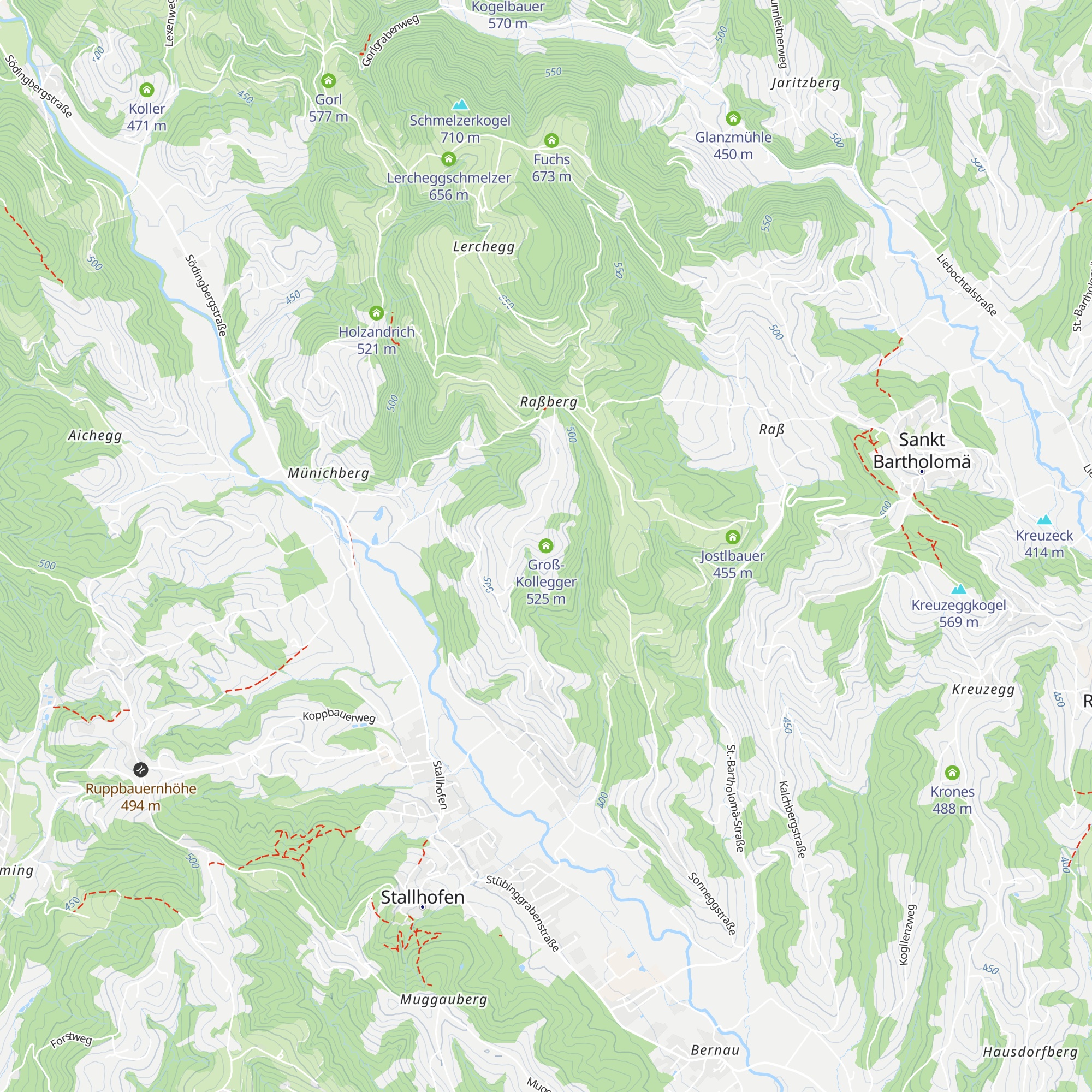 Groß-Kollegger map
