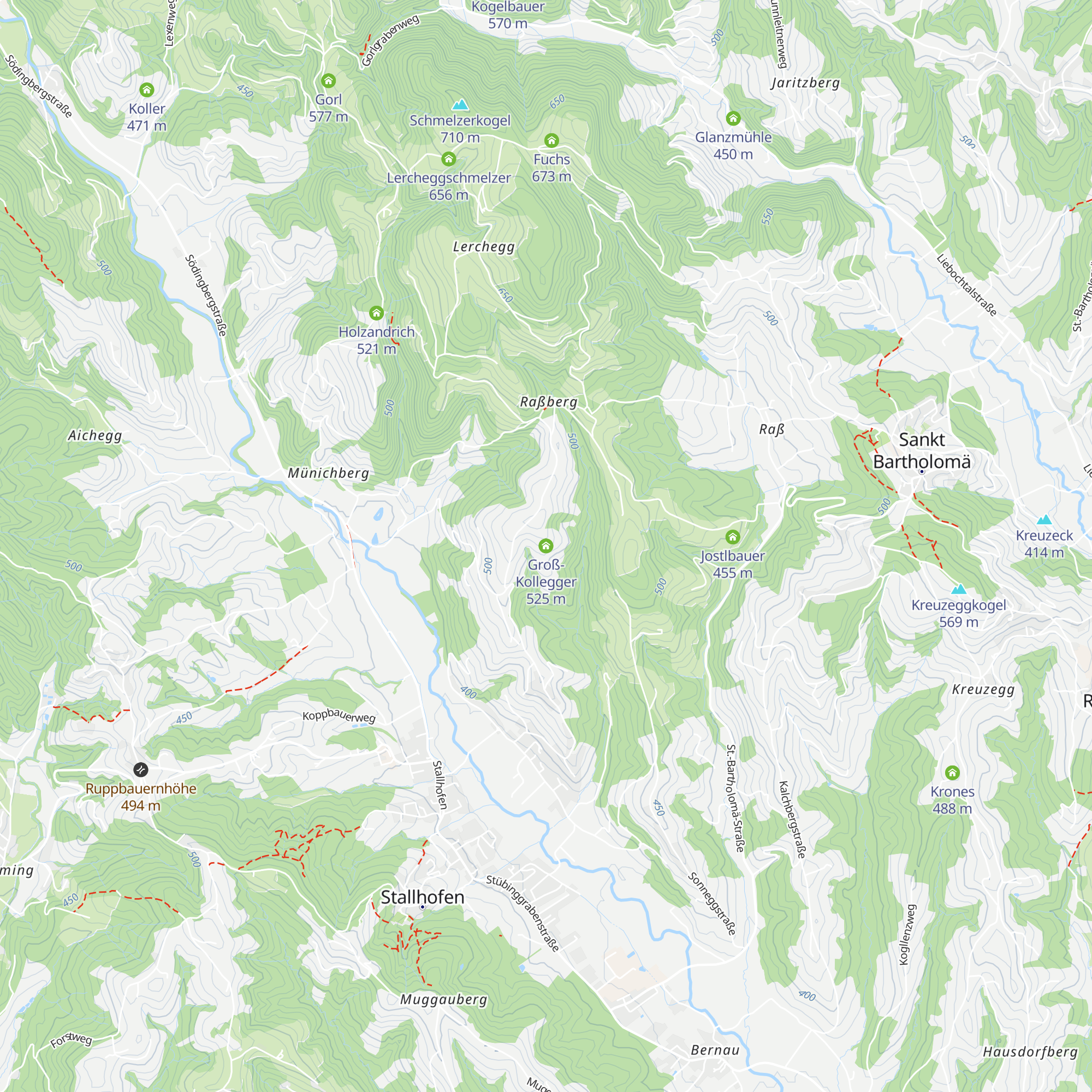 Groß-Kollegger map