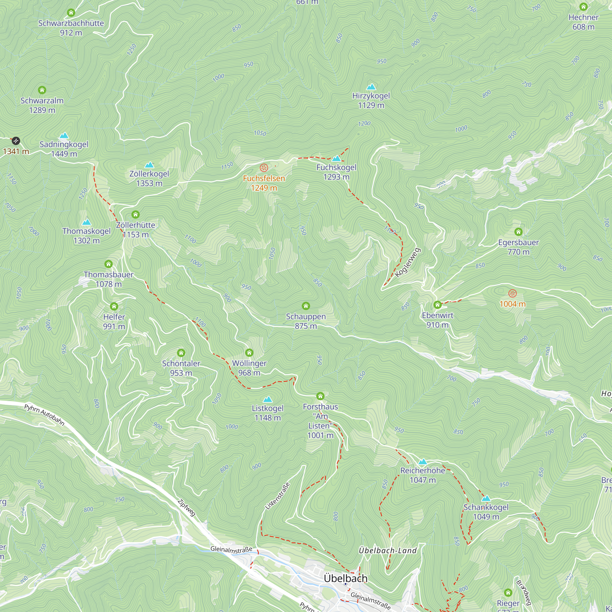 Schauppen map