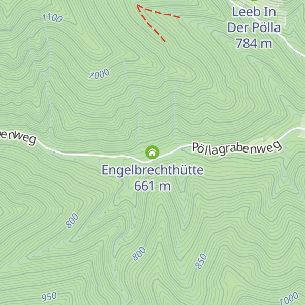 Map of Engelbrechthütte