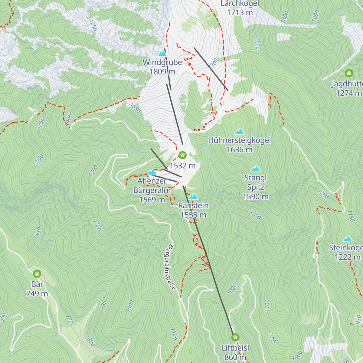 Gasthof Schönleitenblick map