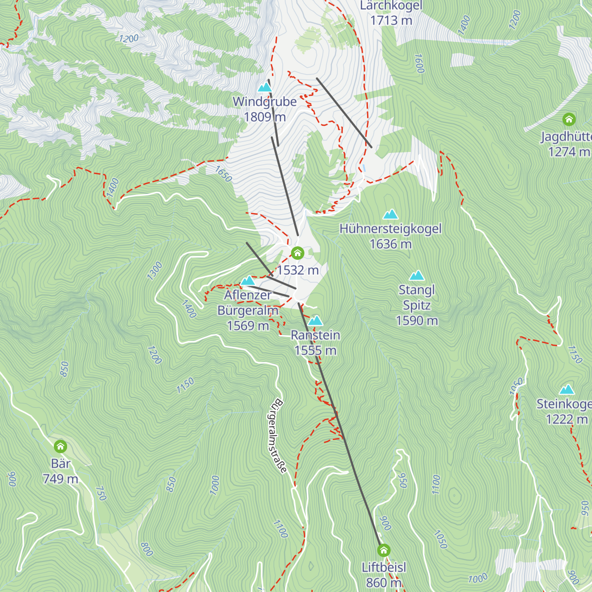Gasthof Schönleitenblick map