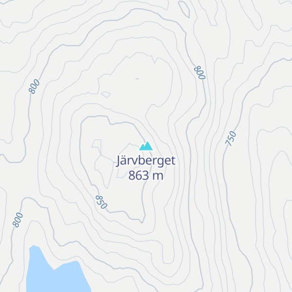 Map of Järvberget