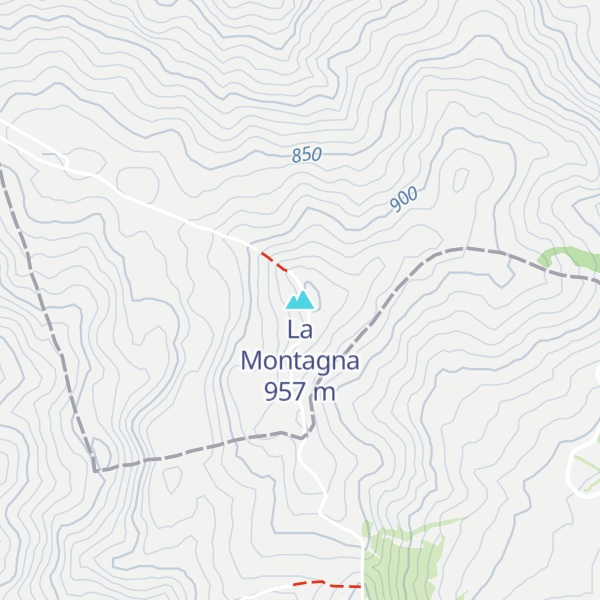 Map of La Montagna