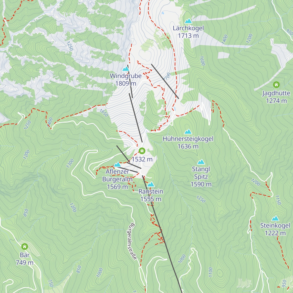 Almrauschhütte map