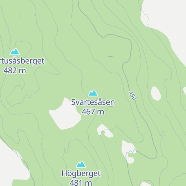 Map of Svartesåsen