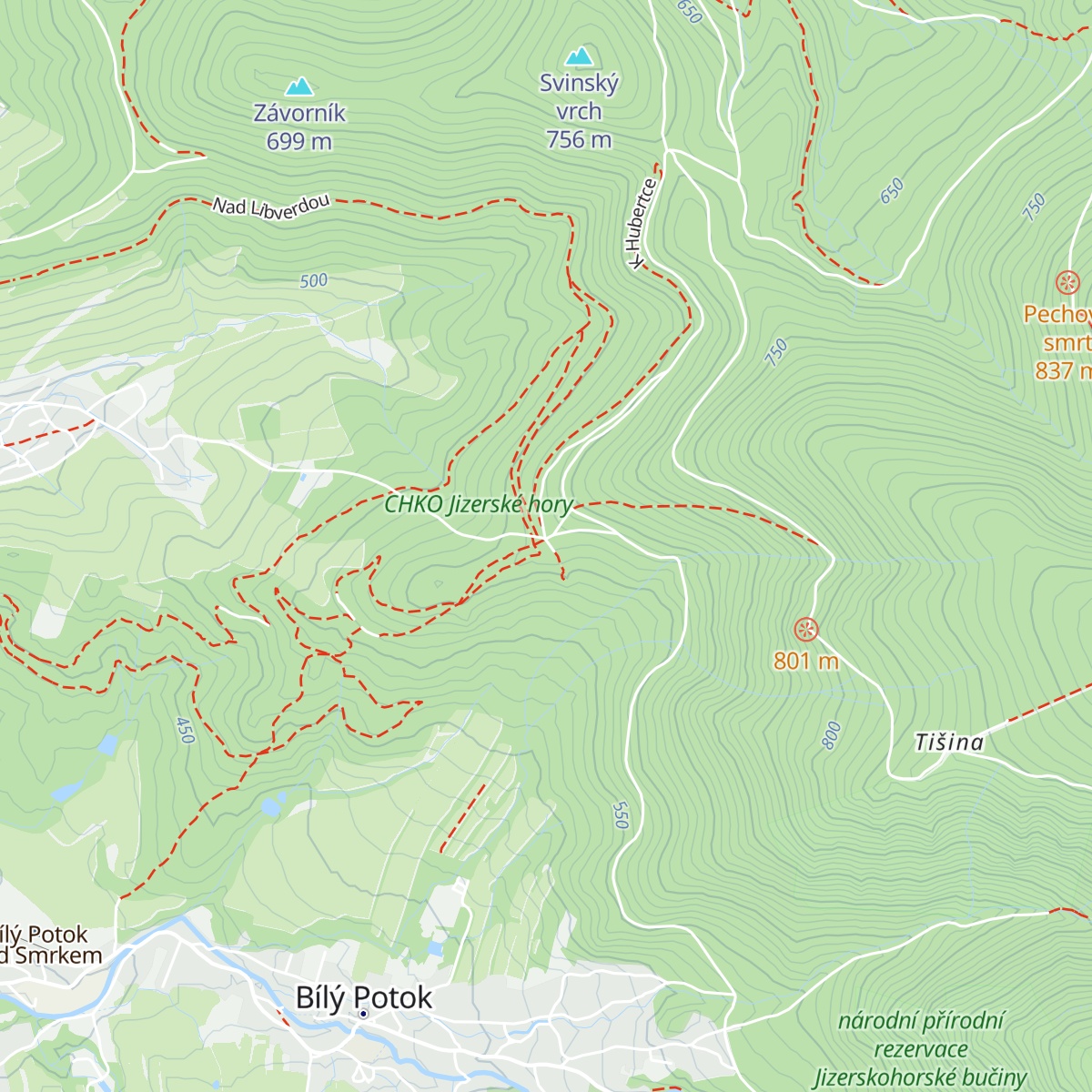 Hubertka map